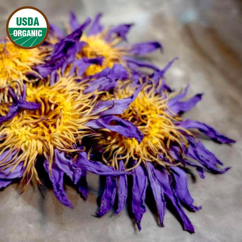 ORGANIC BLUE LOTUS FLOWER WHOLESALE (WHOLE FLOWER)