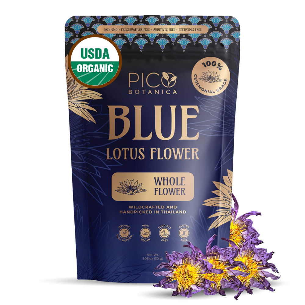 ORGANIC BLUE LOTUS FLOWER WHOLE 30g