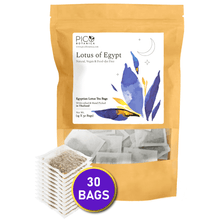 Load image into Gallery viewer, ORGANIC BLUE LOTUS FLOWER TEA BAGS (1g x 30 Bags)
